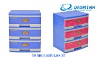Tủ nhựa Song Long kiểu Lớn 3 tầng