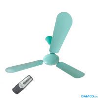Quạt trần điện cơ Vinawind QT1400X (75W, điều khiển từ xa, cánh nhôm, màu xanh)