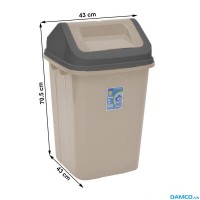 Thùng Rác Lật 2256 (60L) - Nhựa Song Long