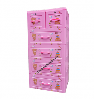 Tủ nhựa Song Long Panda 5 tầng 6 ngăn PD2H-5