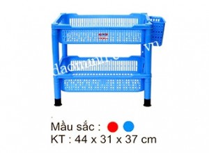 Kệ nhựa Song Long Indo 2 tầng