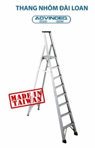 Thang nhôm chữ A Đài Loan 8 bậc Advindeq APS-08