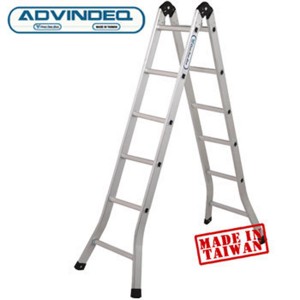 Thang nhôm Đài Loan gấp đa năng 2 đoạn khóa tự động Advindeq B2-125