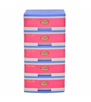 Tủ nhựa Song Long kiểu Lớn (5 tầng, màu hồng)