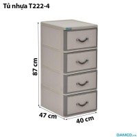 Tủ nhựa Song Long T222-4