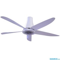 Quạt trần Mitsubishi C56-RW5 (5 cánh ,màu trắng, có điều khiển từ xa, công suất 65W)