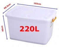 Thùng vuông 220L - Nhựa Duy Tân