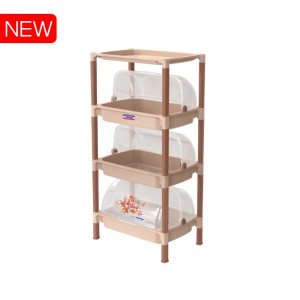 Kệ nắp nhỏ 3 ngăn 379/3 (màu nâu cafe)