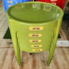 ban-nhua-tra-chanh-tron-xanh-la-xanh-duong-do-trang-vang - ảnh nhỏ 2