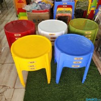 Bàn nhựa trà chanh tròn (xanh lá, xanh dương, đỏ, trắng, vàng)